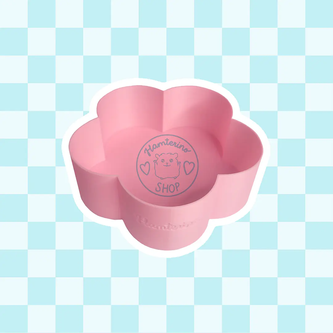 Recipiente forrajeo flor 3D 1