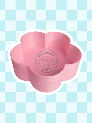 Recipiente forrajeo flor 3D