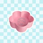 Recipiente forrajeo flor 3D - Miniatura 1