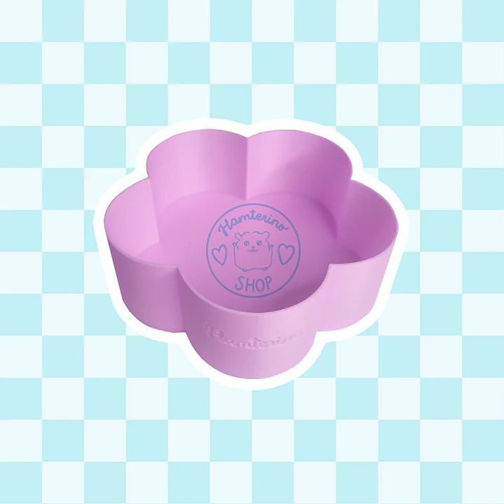 Recipiente forrajeo flor 3D 5