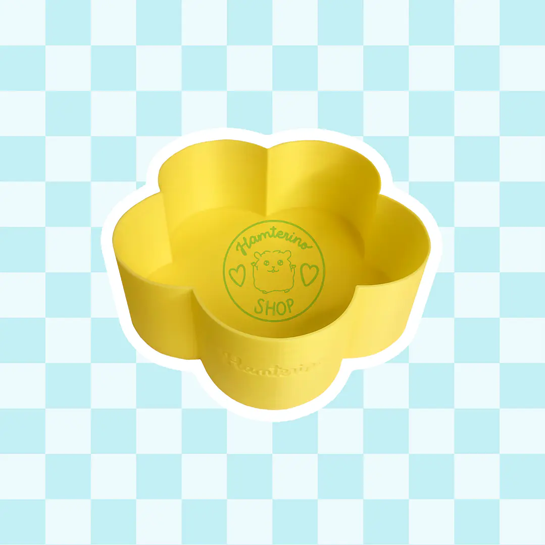 Recipiente forrajeo flor 3D 9