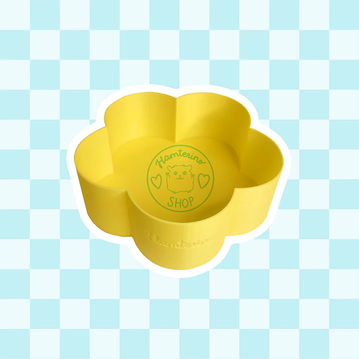 Recipiente forrajeo flor 3D 9