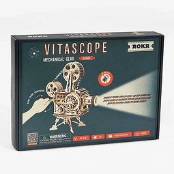 Proyector Vintage de Madera Puzzle 3D Vitascope Robotime