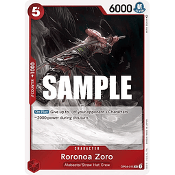 OP04-015 R Roronoa Zoro