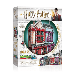 Quality Quidditch Supplies and Slug and Jiggers - Harry Potter Puzzle 3D - Wrebbit