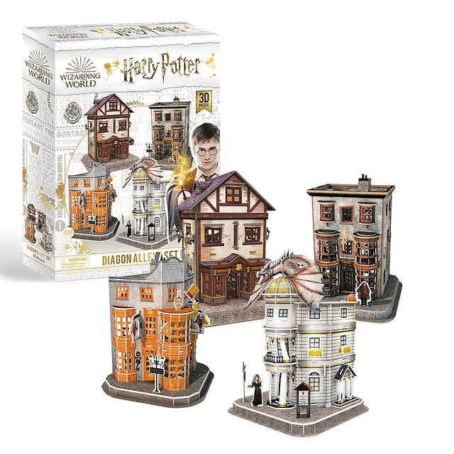 Harry Potter Diagon Alley Puzzle 3D Cubicfun