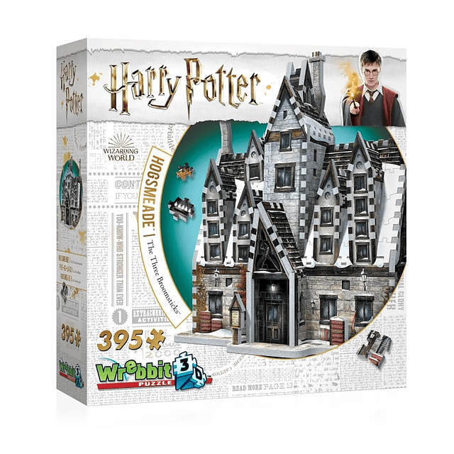 Hogsmeade The Three Broomsticks Puzzle 3D - Wrebbit