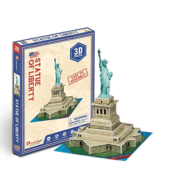 Estatua de la libertad Miniatura Puzzle 3D Cubicfun