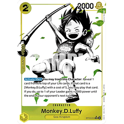 ST13-014 (Alternative Art) Monkey.D.Luffy