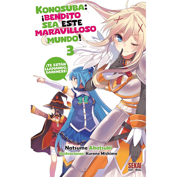 RESERVA / Konosuba 3 : ¡Bendito sea este maravilloso mundo! (Novelas)