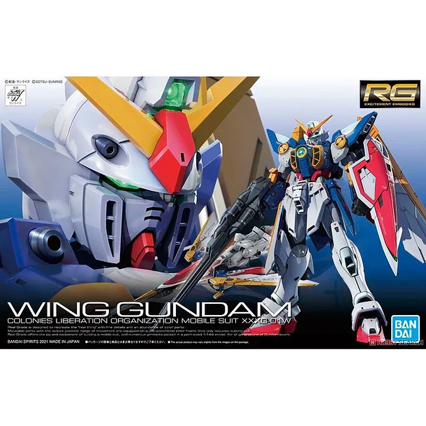RG 1/144 Wing Gundam - Model Kit Articulado - Bandai