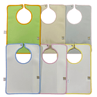 Pack  de  6  babetes  impermeáveis  1