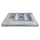 Conjunto de 3 Luvas de banho para bebé 100% algodão 3