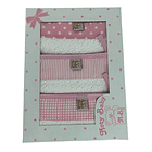 Conjunto de  3  luvas de banho para bebé 100% algodão 2