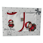 Conjunto de fralda e babete para a época natalícia 4