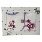 Conjunto de fralda e babete para bebé  100% algodão 1