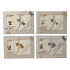 Conjuntos de fralda + babete com dizeres  1