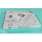 Conjuntos de fralda + babete com dizeres  11