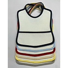 Conjunto  de  6 babetes para bordar a ponto cruz 2