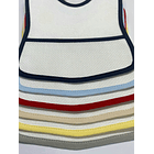 Conjunto  de  6 babetes para bordar a ponto cruz 3