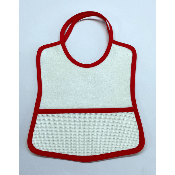 Conjunto  de  6 babetes para bordar a ponto cruz 4