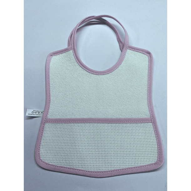 Conjunto  de  6 babetes para bordar a ponto cruz 8