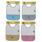 Babete em Napa P:V:C impermeável com bolso Bordado 1