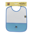 Babete em Napa P:V:C impermeável com bolso Bordado 2