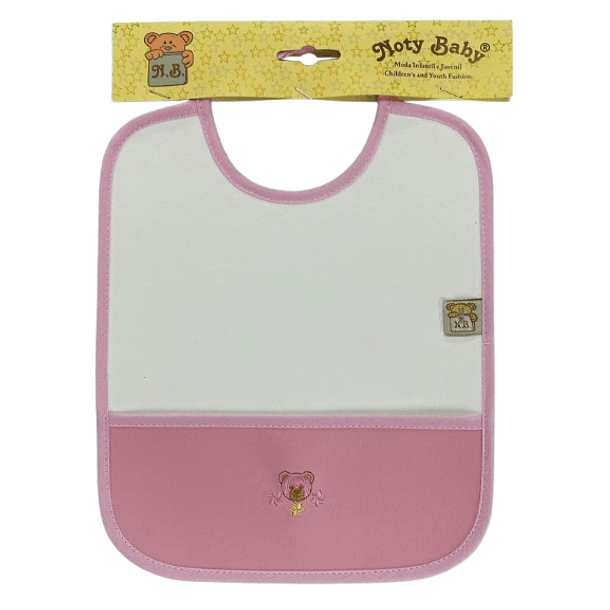 Babete em Napa P:V:C impermeável com bolso Bordado 5