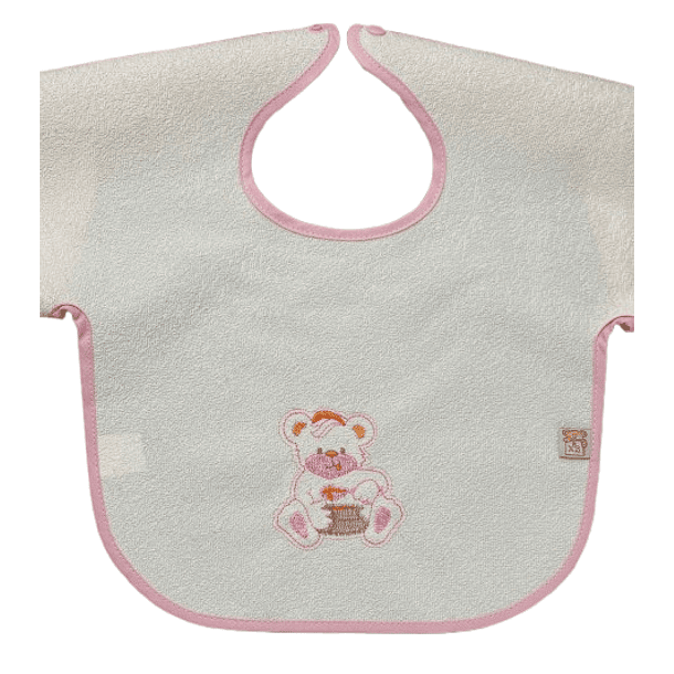 Babeiros com mangas bordados e impermeáveis 3