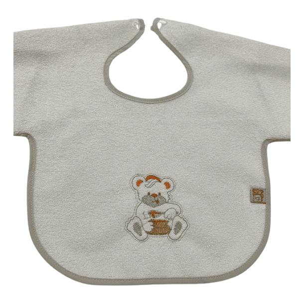 Babeiros com mangas bordados e impermeáveis 4