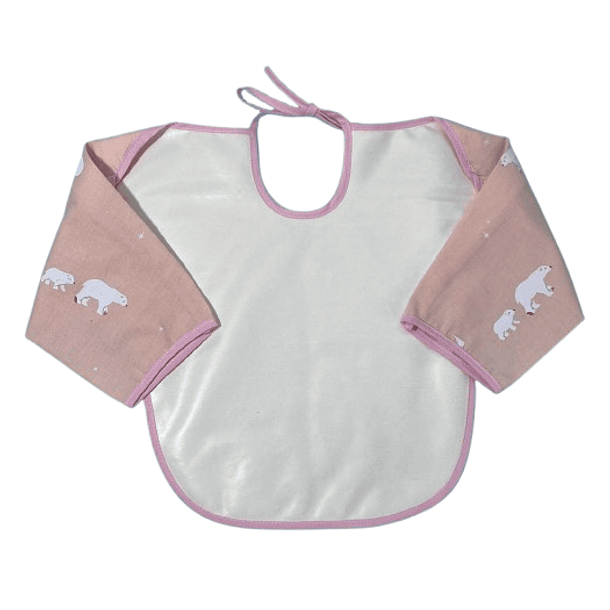 Babeiro com mangas impermeável