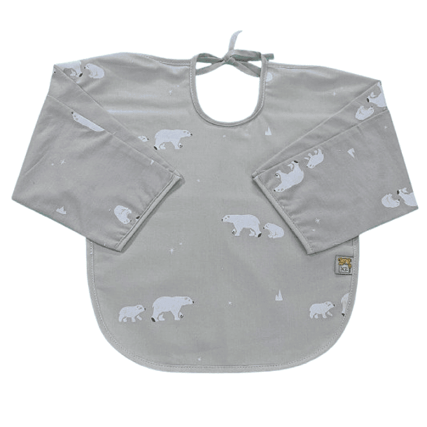 BABEIRO ESTAMPADO COM MANGAS IMPERMEÁVEL