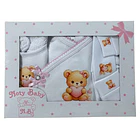 Conjunto de Body+ Gorro  +Babete + Luvas   100% algodão  1