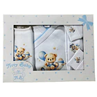 Conjunto de Body + Gorro+babete+Luvas  100% algodão 1