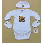 Conjunto de Body+Gorro+Luvas 100% algodão 2