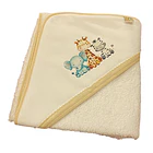 Toalhas com capuz estampado para bebé 100% algodão 2