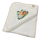 Toalhas com capuz estampado para bebé 100% algodão 5