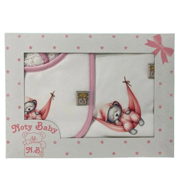 Conjunto de fralda e babete para bebé - COPIE 1