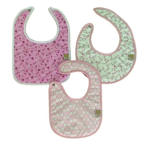 Set  de  3  Babetes 100% algodão 3
