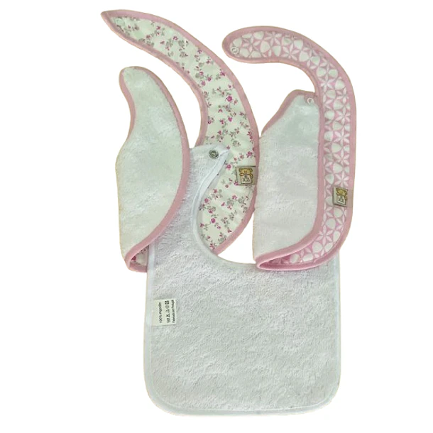 Set  de  3  Babetes 100% algodão 4