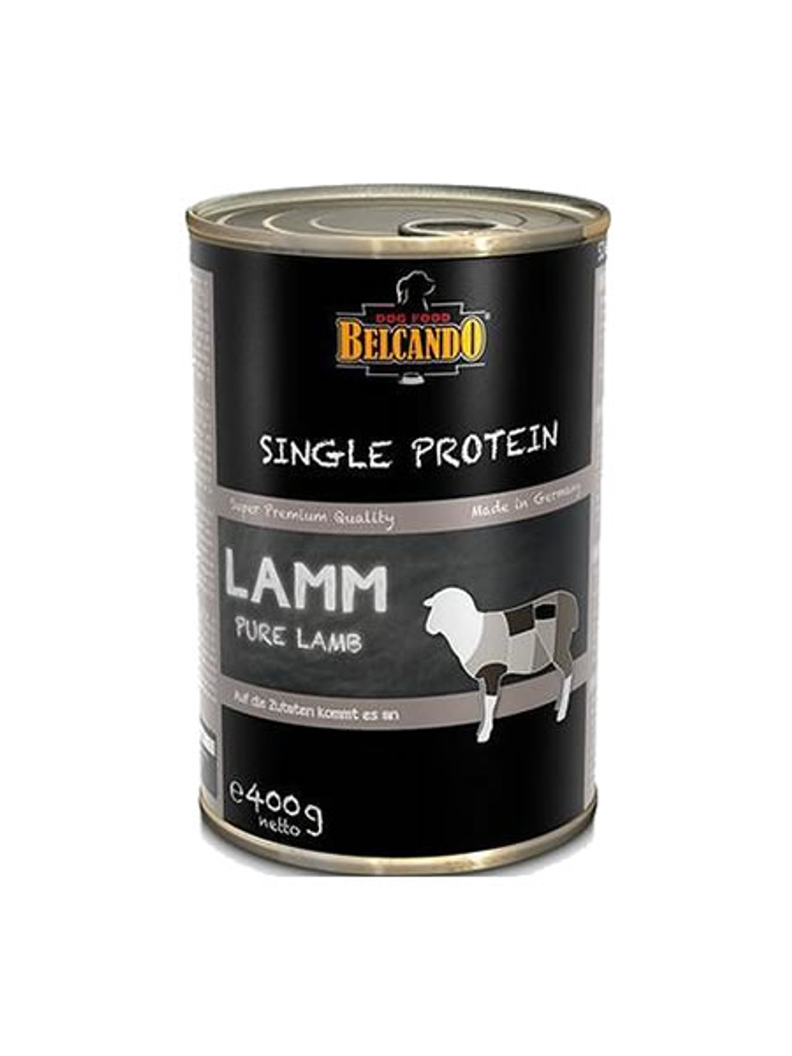 BELCANDO LATAS SINGLE PROTEIN CORDERO 400 GR  1