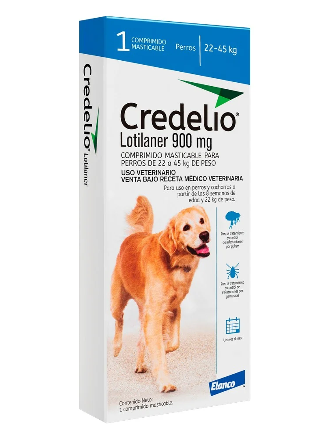 CREDELIO 900 MG (22 - 45 KG) X 1  1