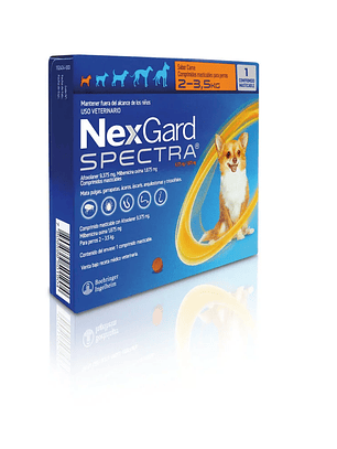 NEXGARD SPECTRA TAB. 2-3,5 KG 