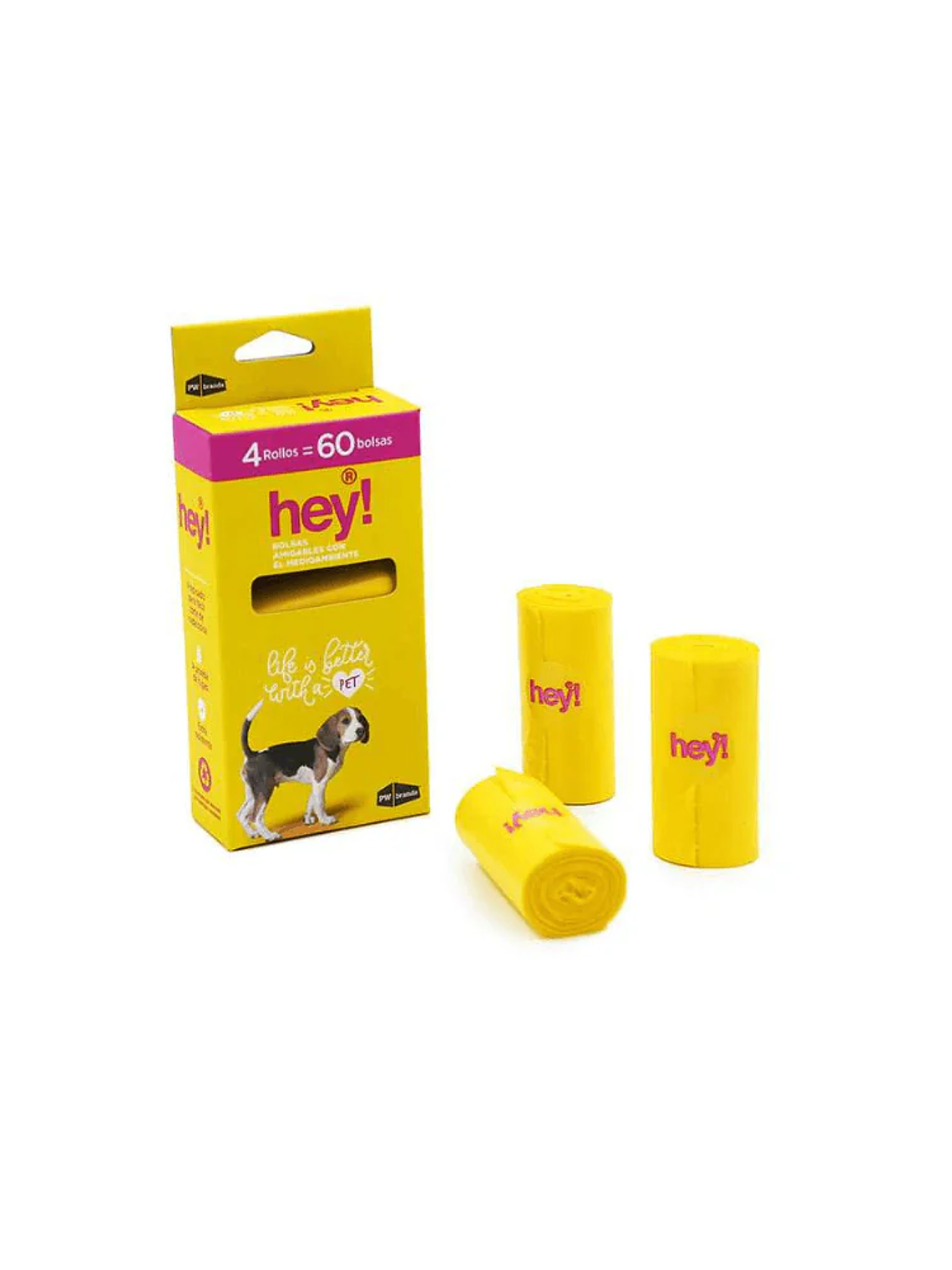 BOLSAS HECES HEY 4 ROLLOS 60 UNIDADES  1