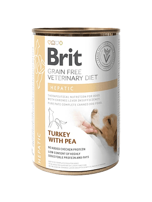 BRIT GF VD DOG CAN HEPATIC 400 G 