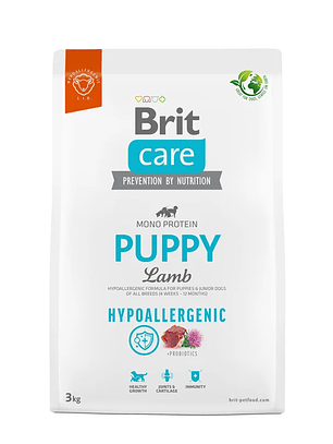 BRIT CARE DOG HYPOALLERGENIC PUPPY LAMB 3 KG 