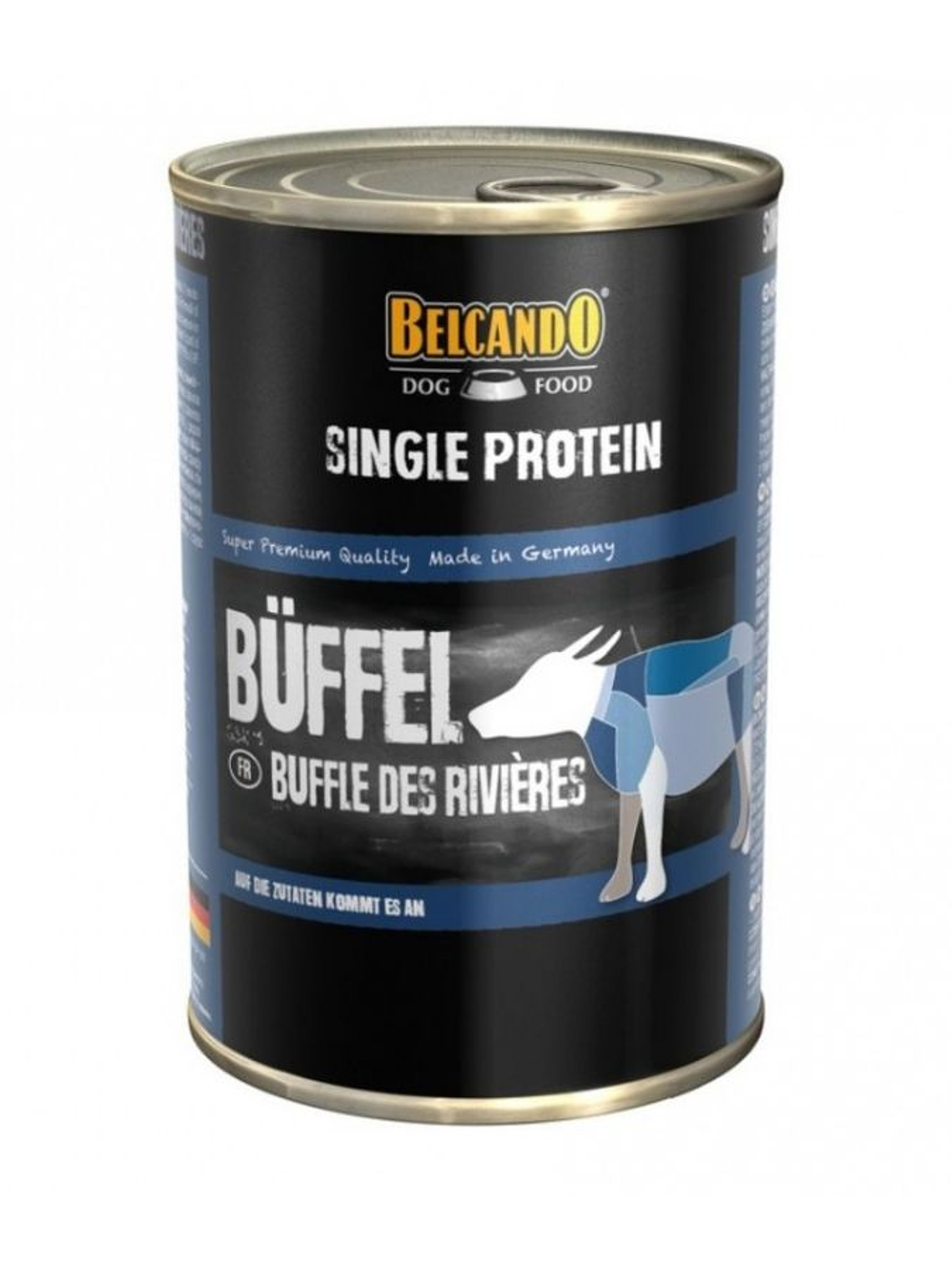 BELCANDO LATA BUFALO DE AGUA 400 GR  1