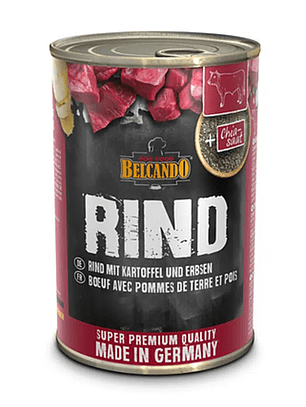 BELCANDO LATA TERNERA PATATA Y GUISANTE 400 GR 