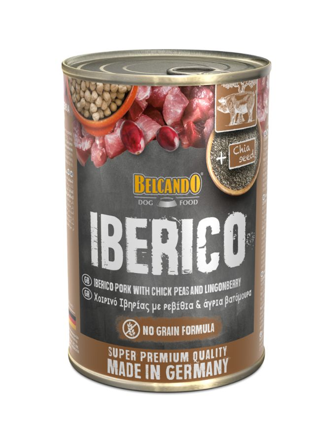 BELCANDO LATA C IBERICO CON GARBANZO Y ARANDANOS 400 GR  1